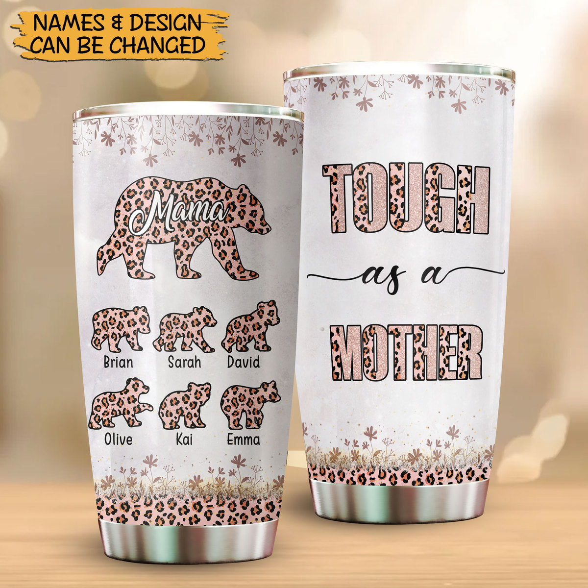 Touch As A Mother - Personalized Tumbler - Best Gift For Mother - Giftago