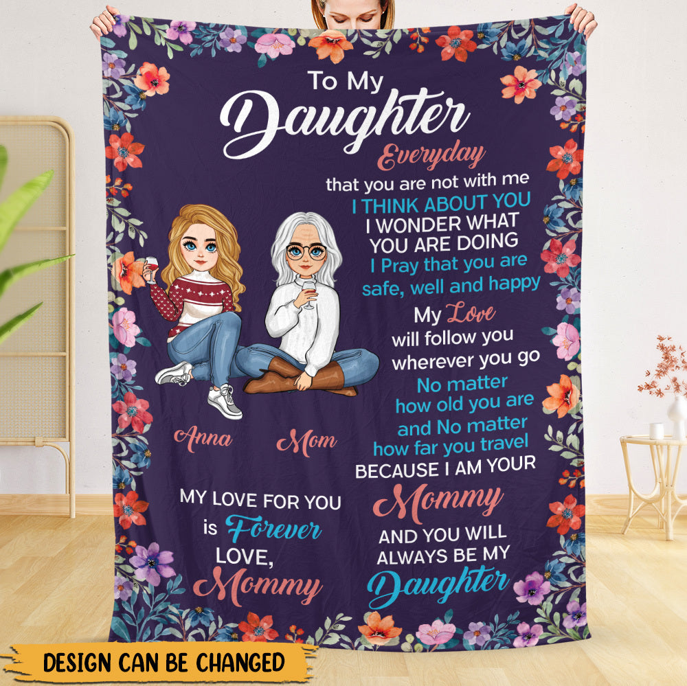 Mom and daughter blanket hot sale