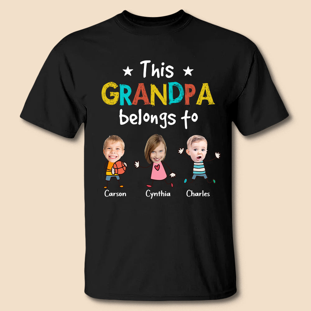 This Awesome Grandpa/Grandma Belongs To - Personalized T-Shirt/ Hoodie - Best Gift For Family - Giftago