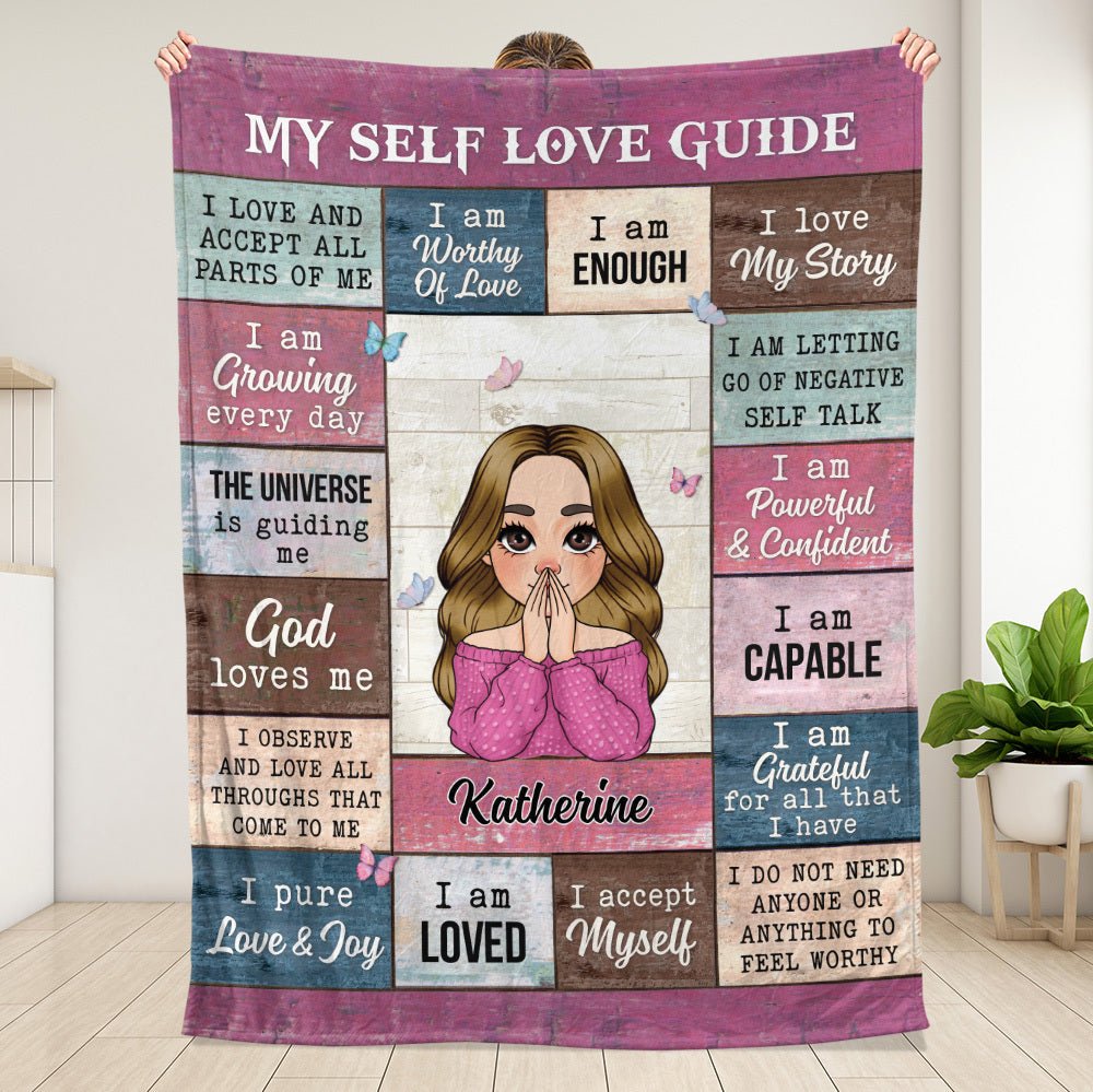 My Self Love Guide - Personalized Blanket - Giftago