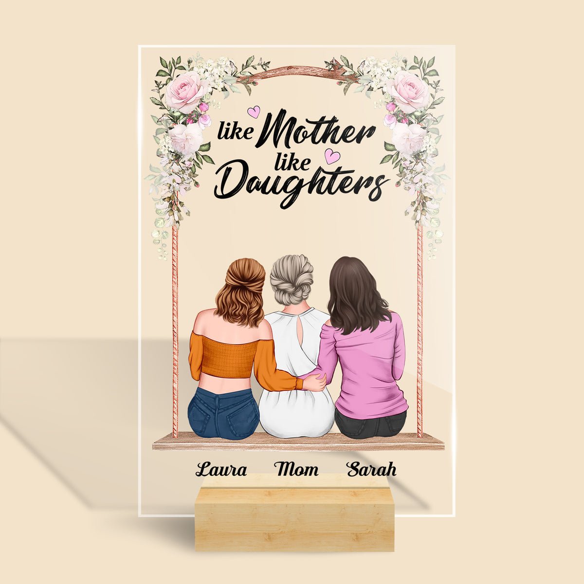 Personalized Like Mother Daughter - Gifts for Mom from Daughter