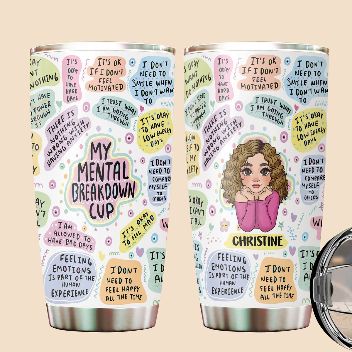 My Mental Breakdown Cup - Personalized Tumbler - Best Gift For Mother - Giftago