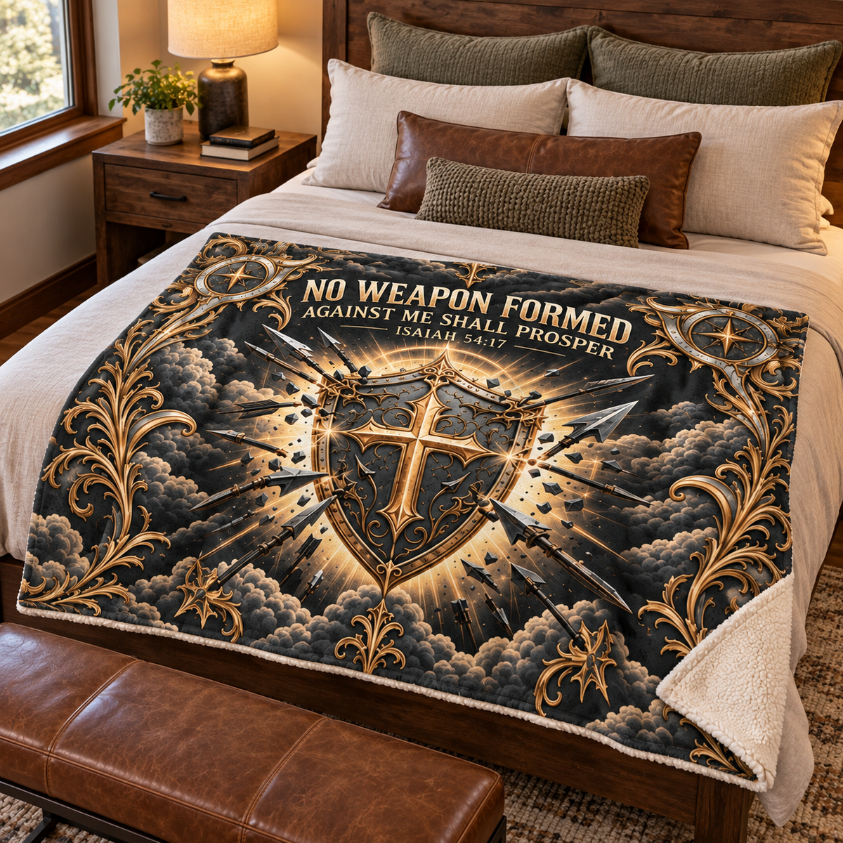No Weapon Formed – Golden Shield Isaiah 54:17 Christian Blanke