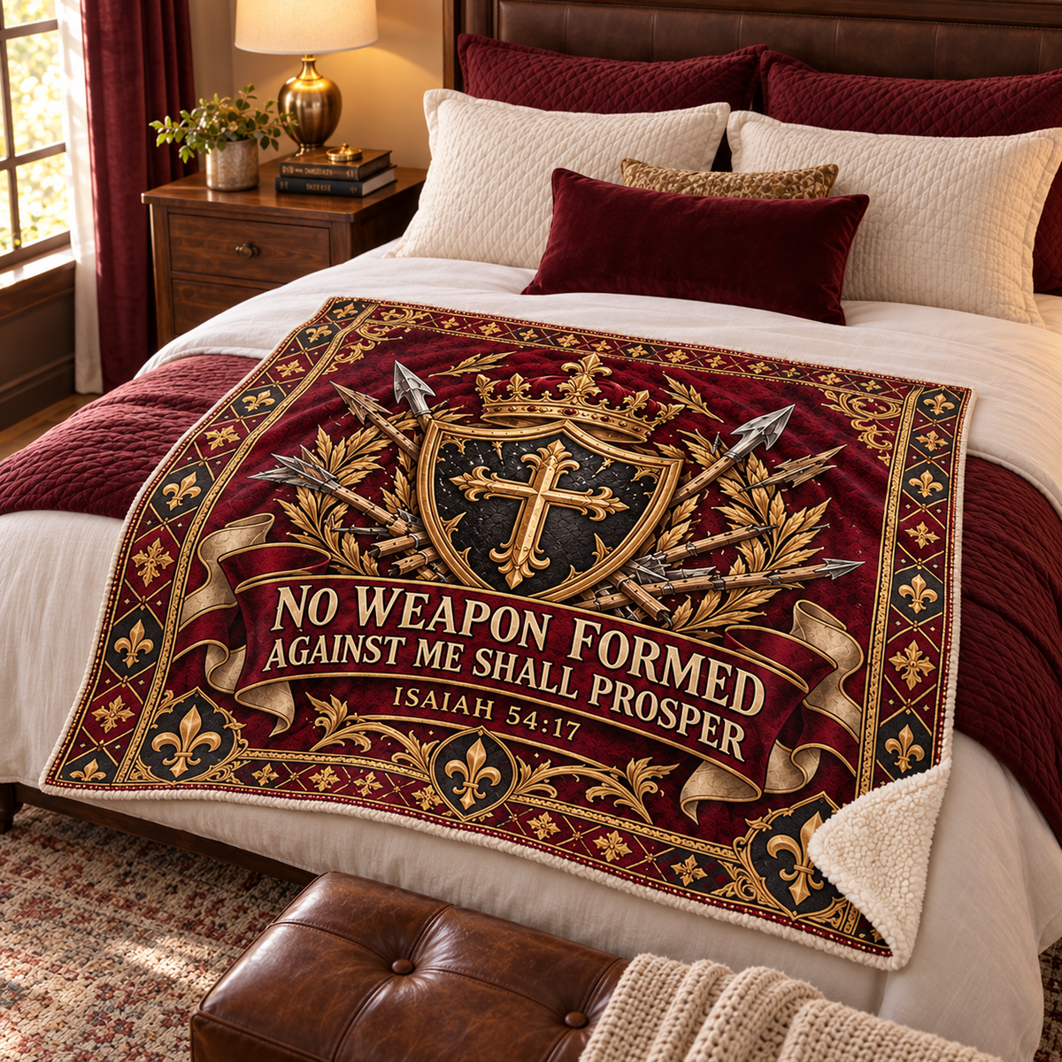 No Weapon Formed – Royal Defender Isaiah 54:17 Christian Blanket