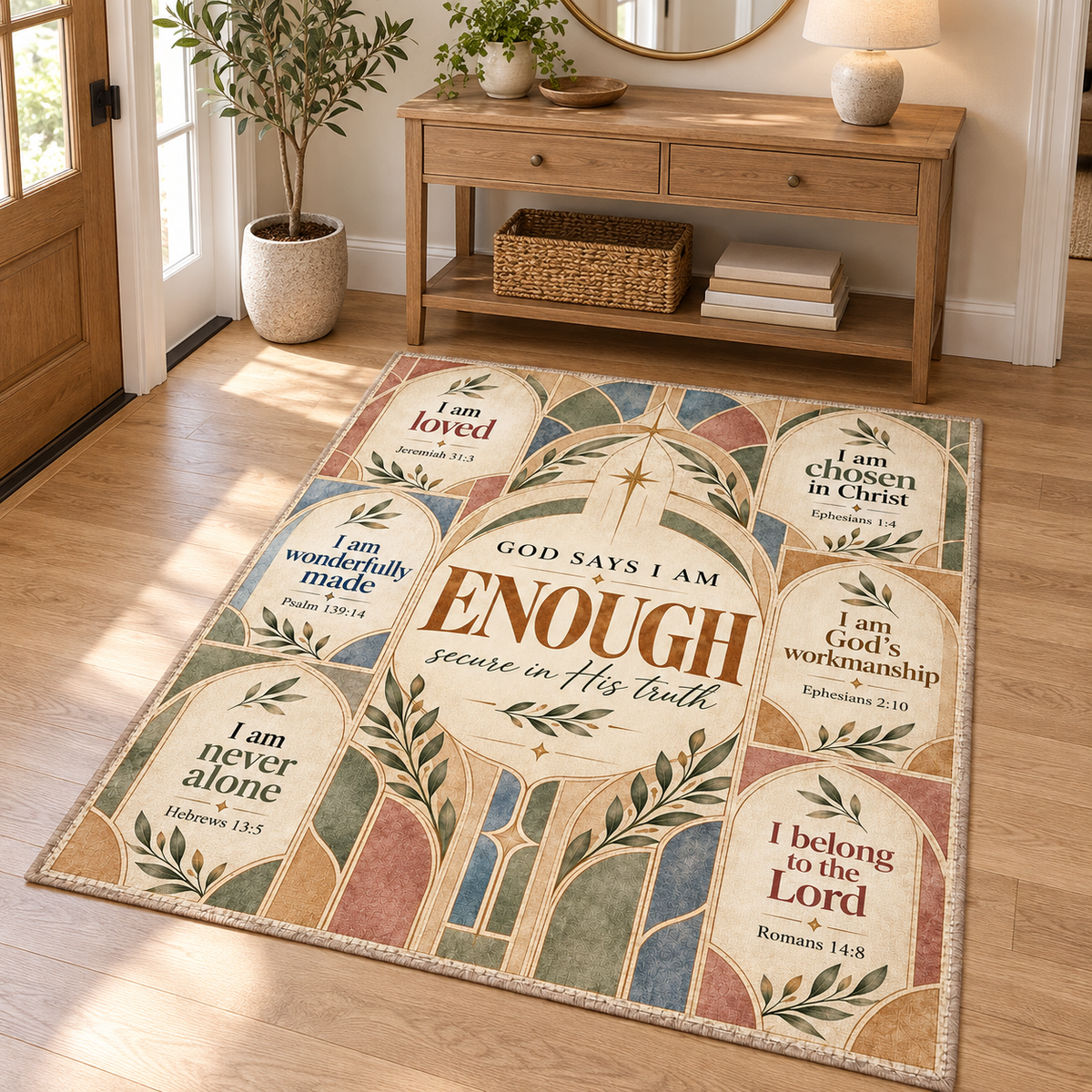 God Says I Am Enough – Christian Scripture Blanket