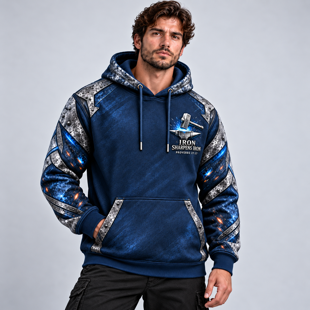 Steel of Brotherhood – Iron Sharpens Iron Hoodie