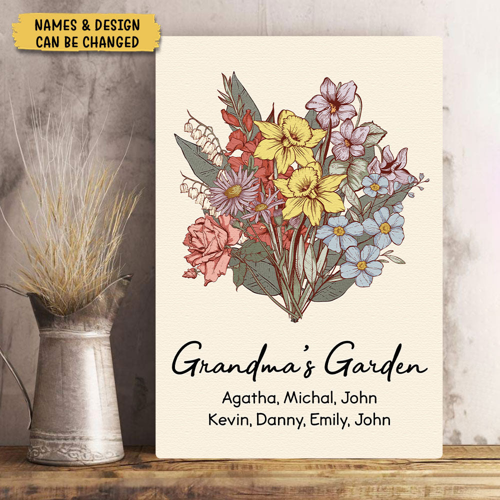 Grandma/Mom's Garden - Poster/Canvas - Best Gift For Grandma/Mom - Giftago