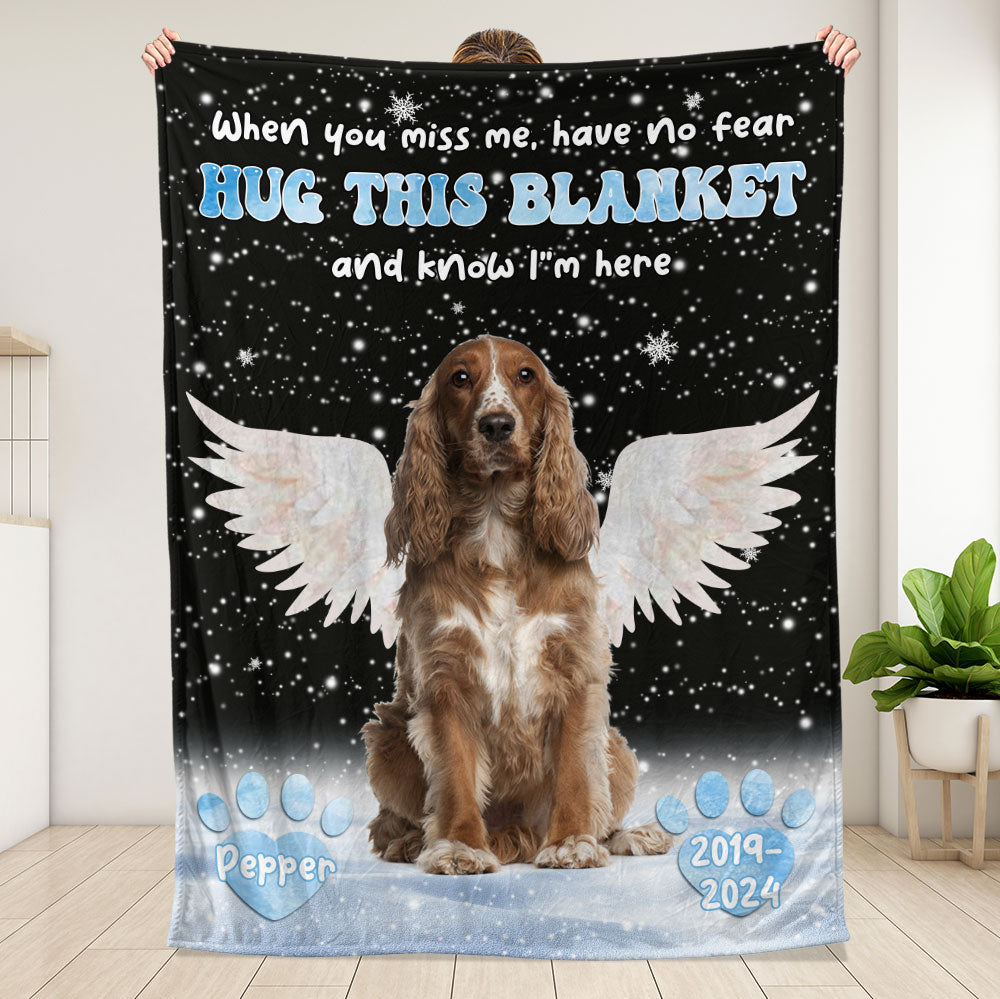 Dog Memorial Blanket - Personalized Blanket