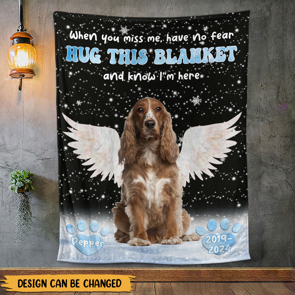 Dog Memorial Blanket - Personalized Blanket