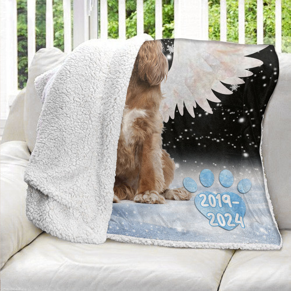 Dog Memorial Blanket - Personalized Blanket