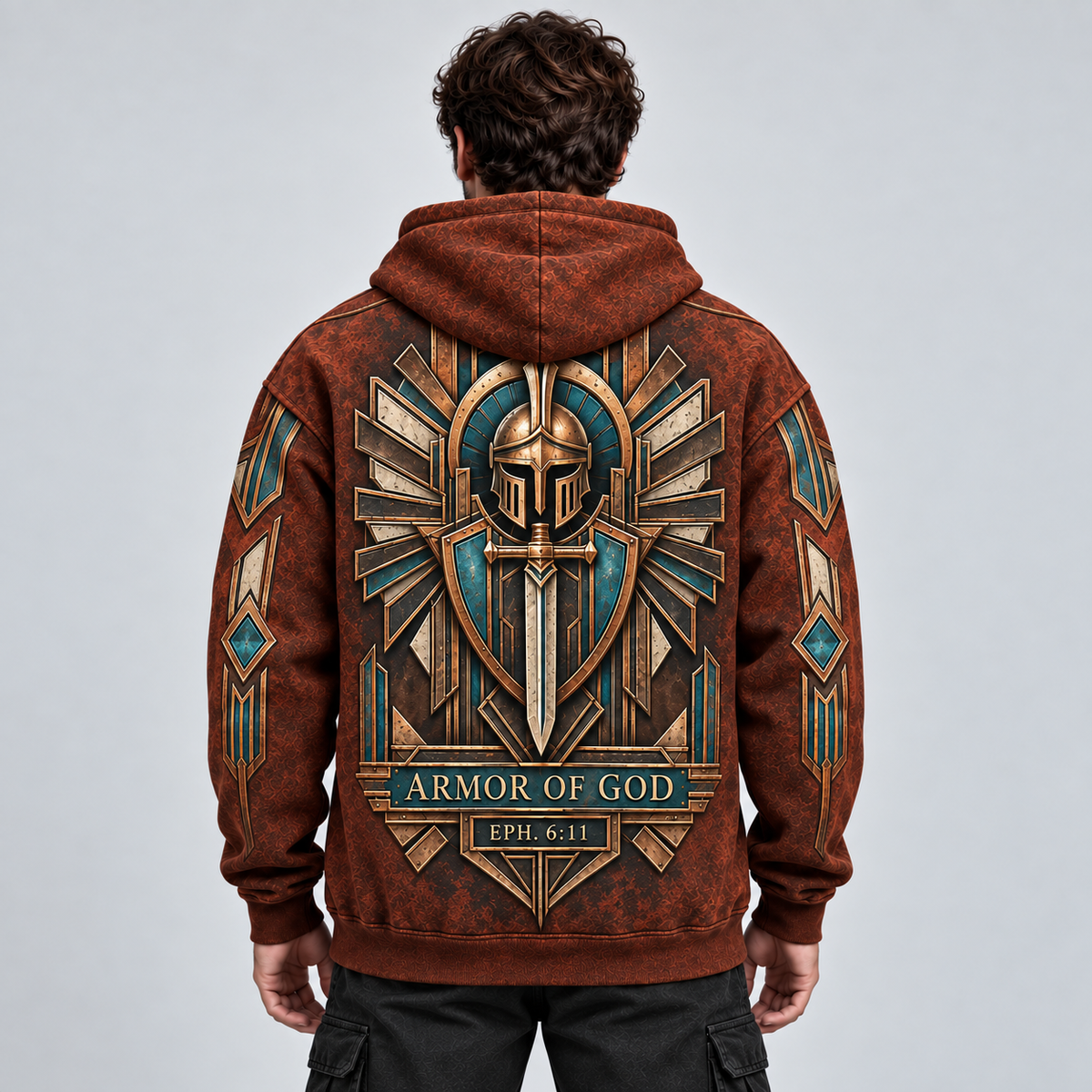 Armor of God Ephesians 6:11 Christian Hoodie – Copper Warrior