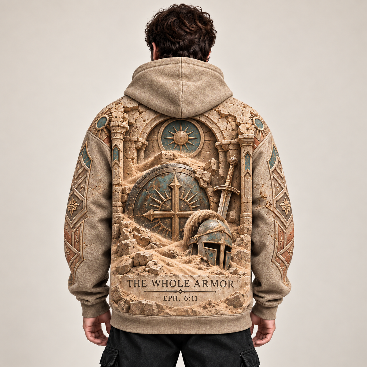 The Whole Armor Ephesians 6:11 Christian Hoodie – Desert Relic
