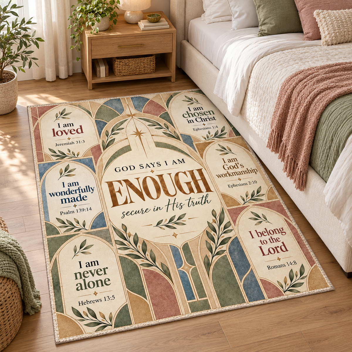 God Says I Am Enough – Christian Scripture Blanket