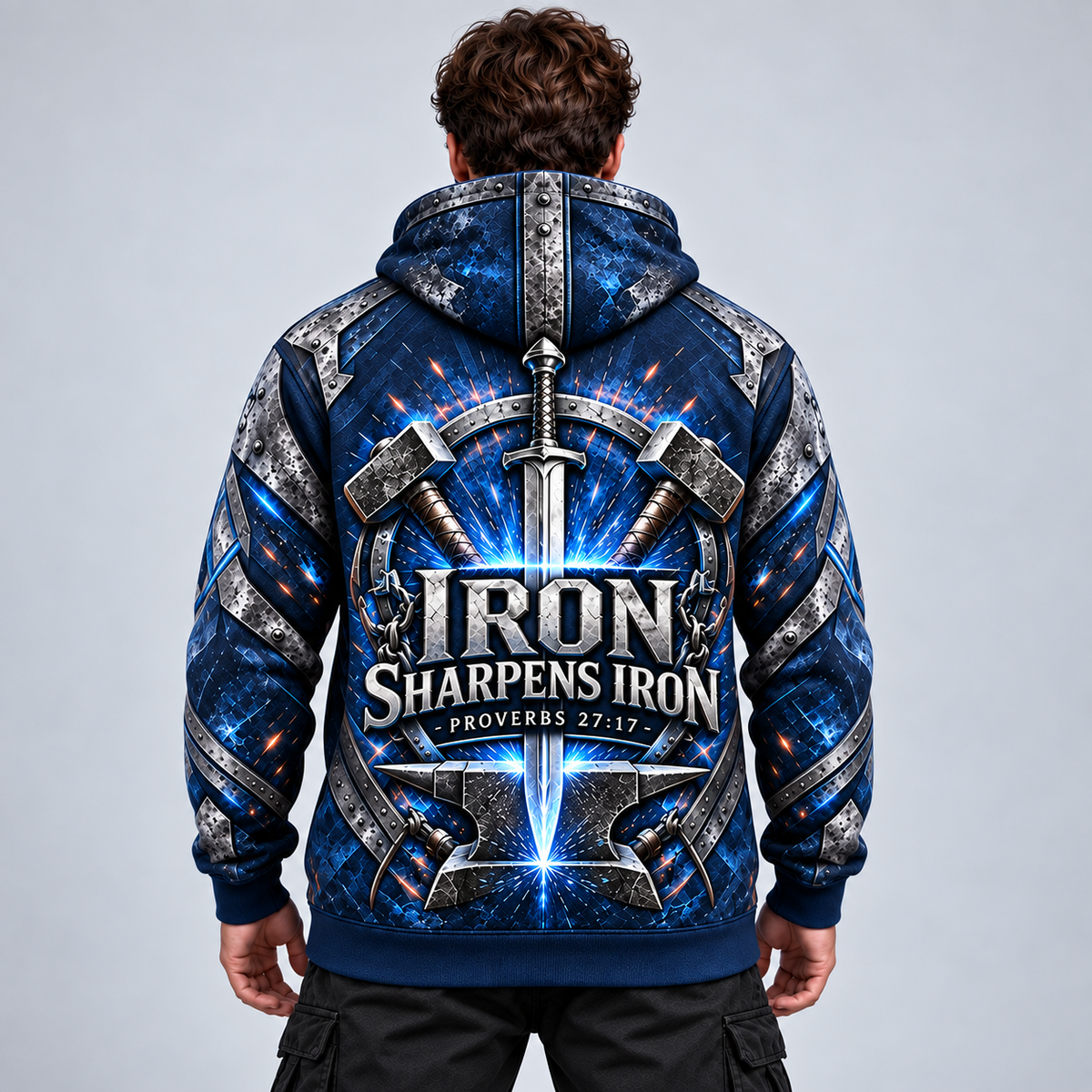 Steel of Brotherhood – Iron Sharpens Iron Hoodie