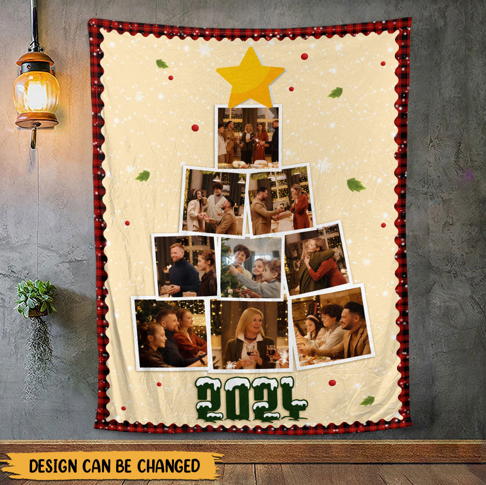 Christmas Photo Blanket - Personalized Blanket
