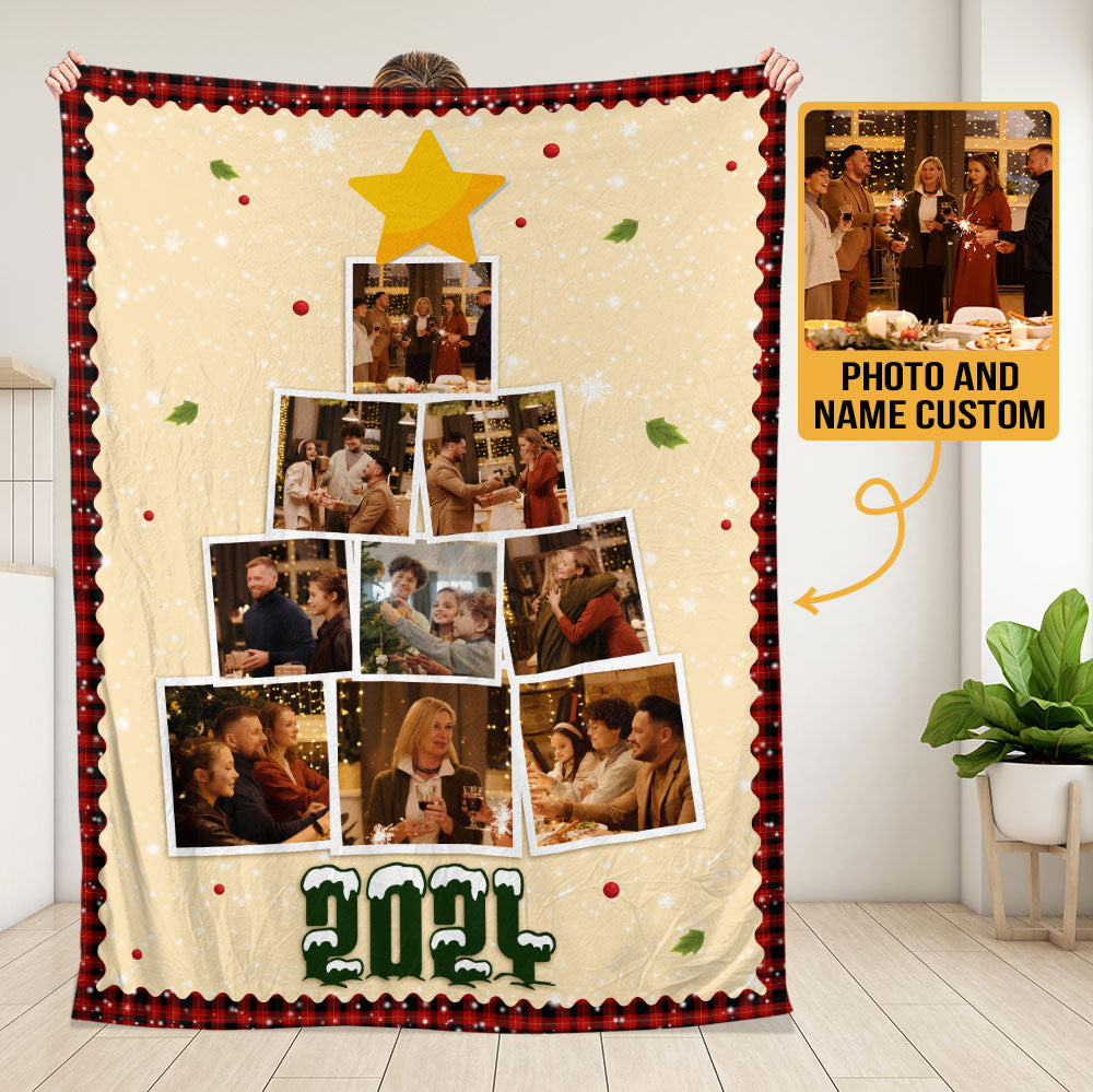 Christmas Photo Blanket - Personalized Blanket