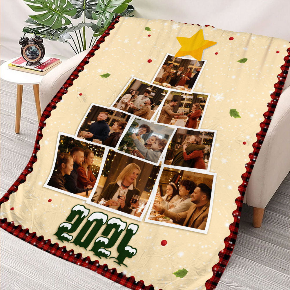 Christmas Photo Blanket - Personalized Blanket