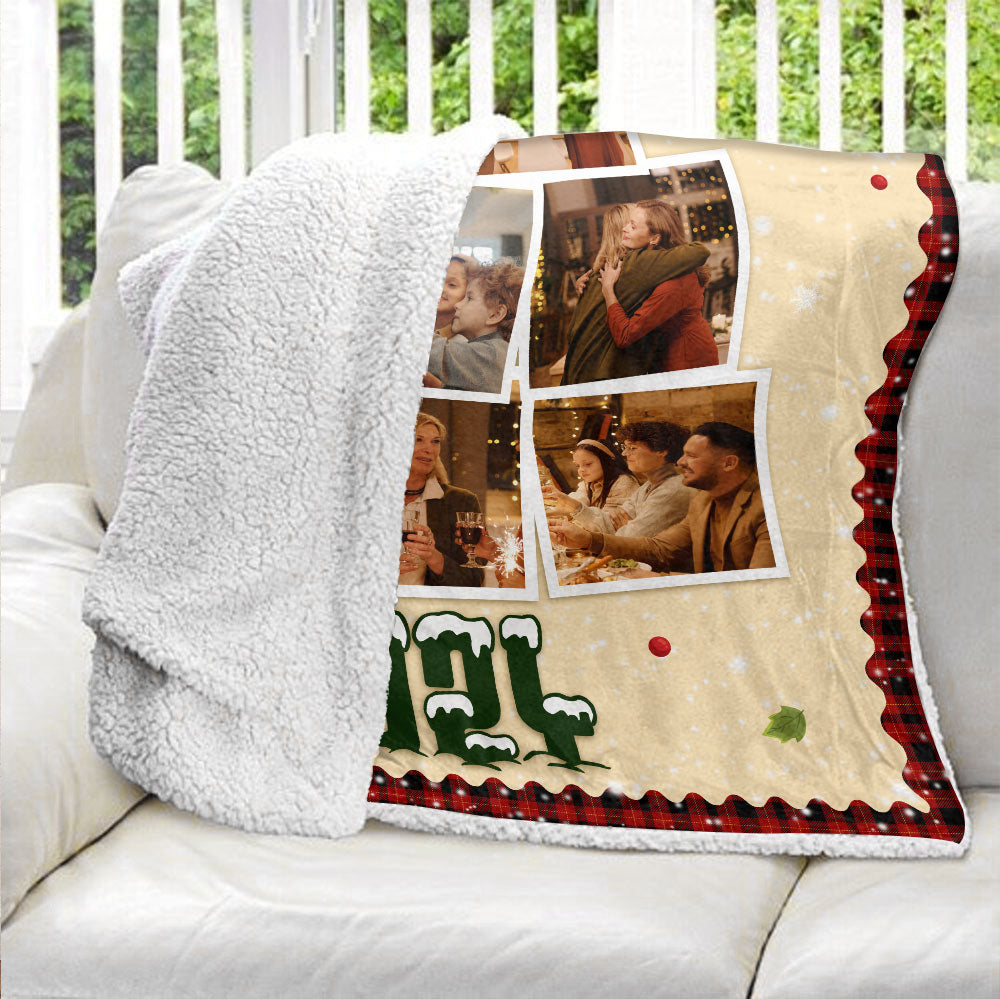 Christmas Photo Blanket - Personalized Blanket