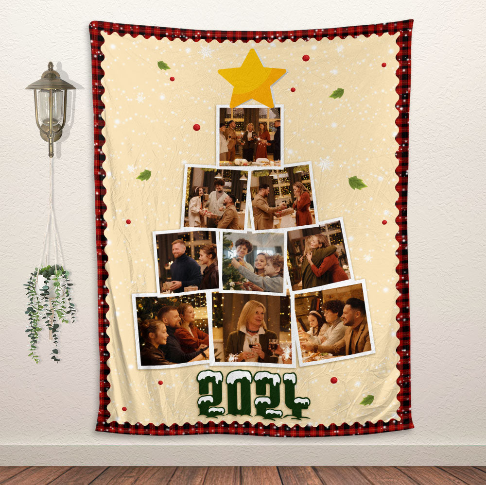 Christmas Photo Blanket - Personalized Blanket