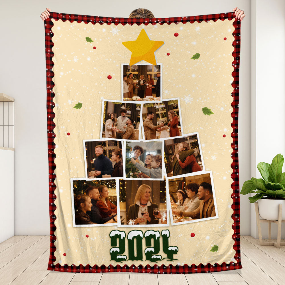 Christmas Photo Blanket - Personalized Blanket