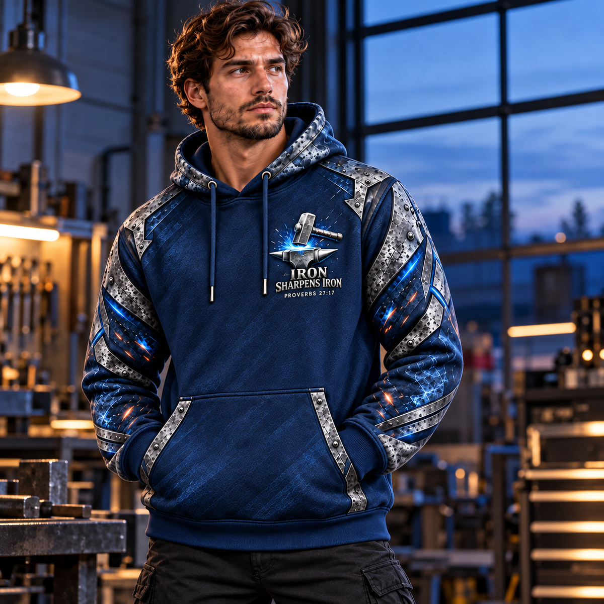 Steel of Brotherhood – Iron Sharpens Iron Hoodie