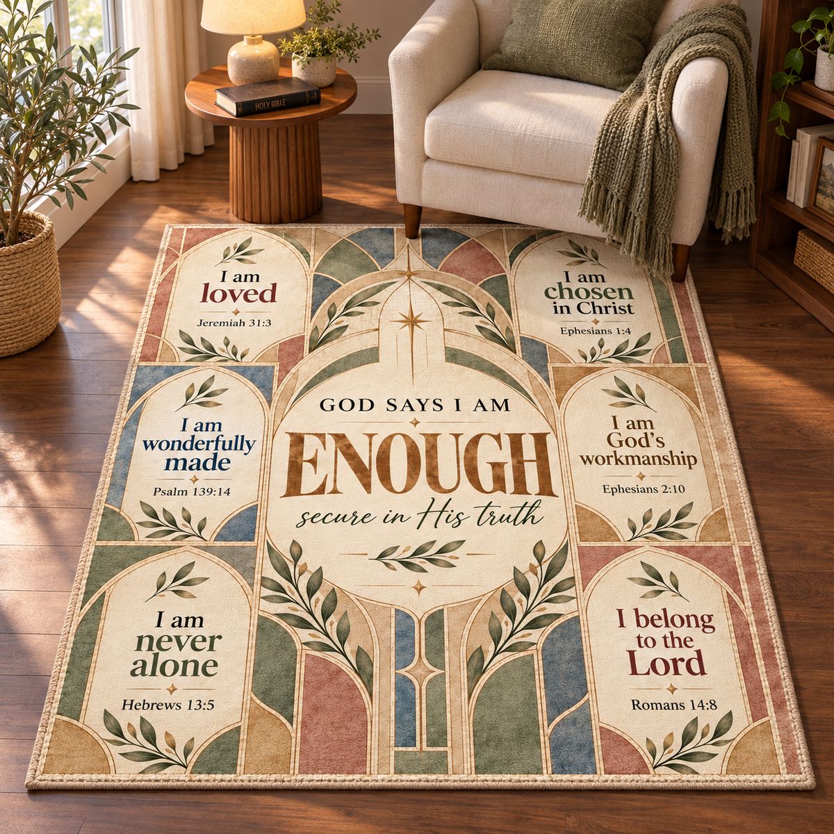 God Says I Am Enough – Christian Scripture Blanket