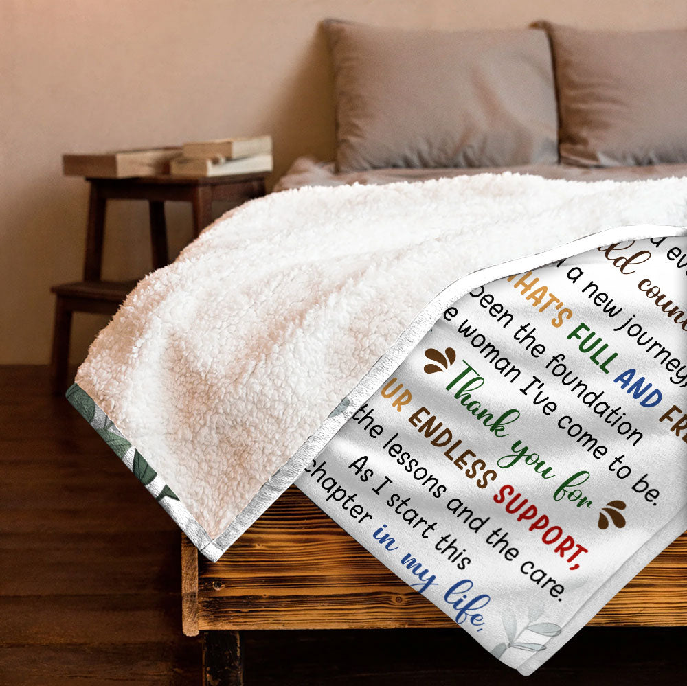 To My Parents, Gift For Mom, Gift For Dad Blanket - Personalized Blanket
