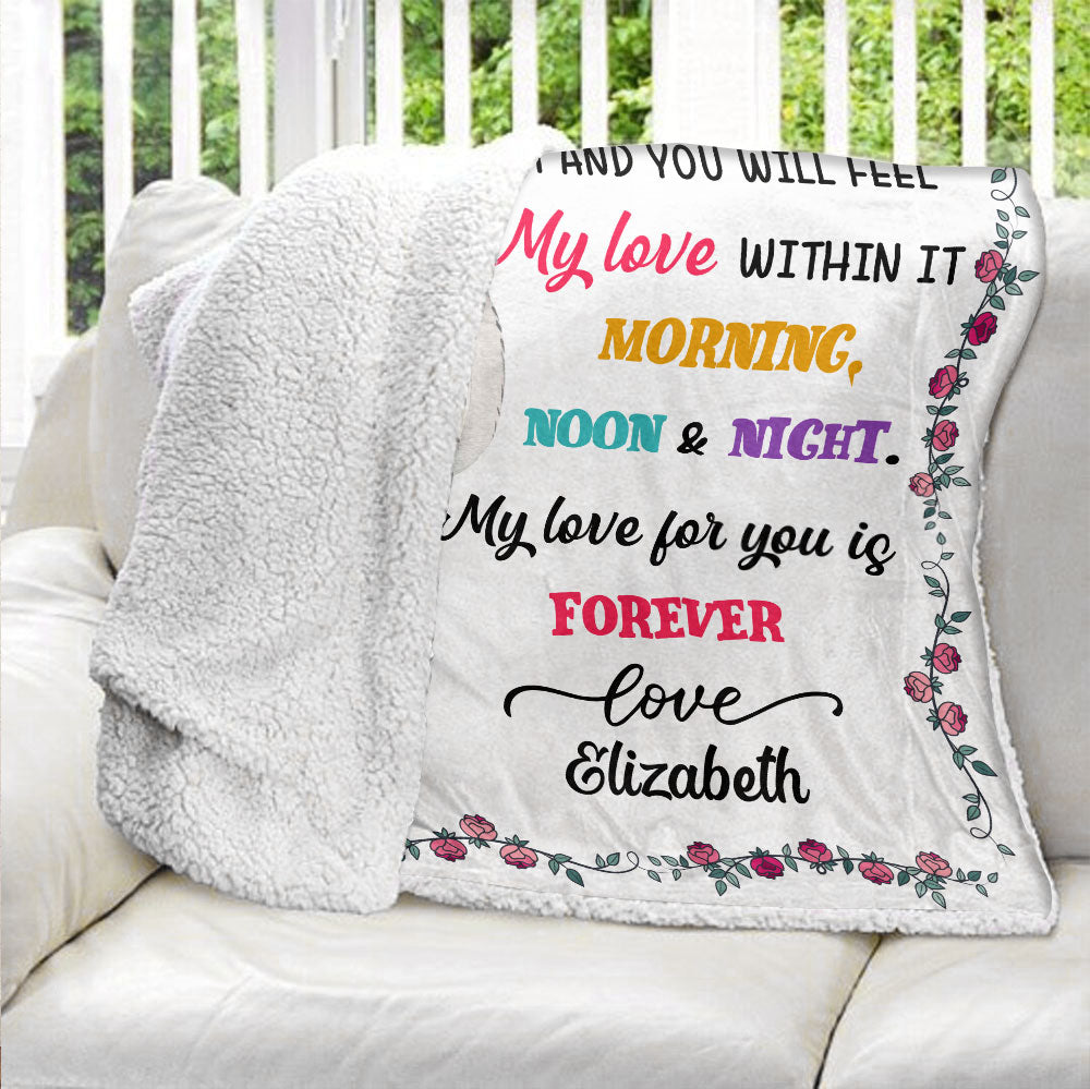 To My Parents, Gift For Parents Blanket - Personalized Blanket