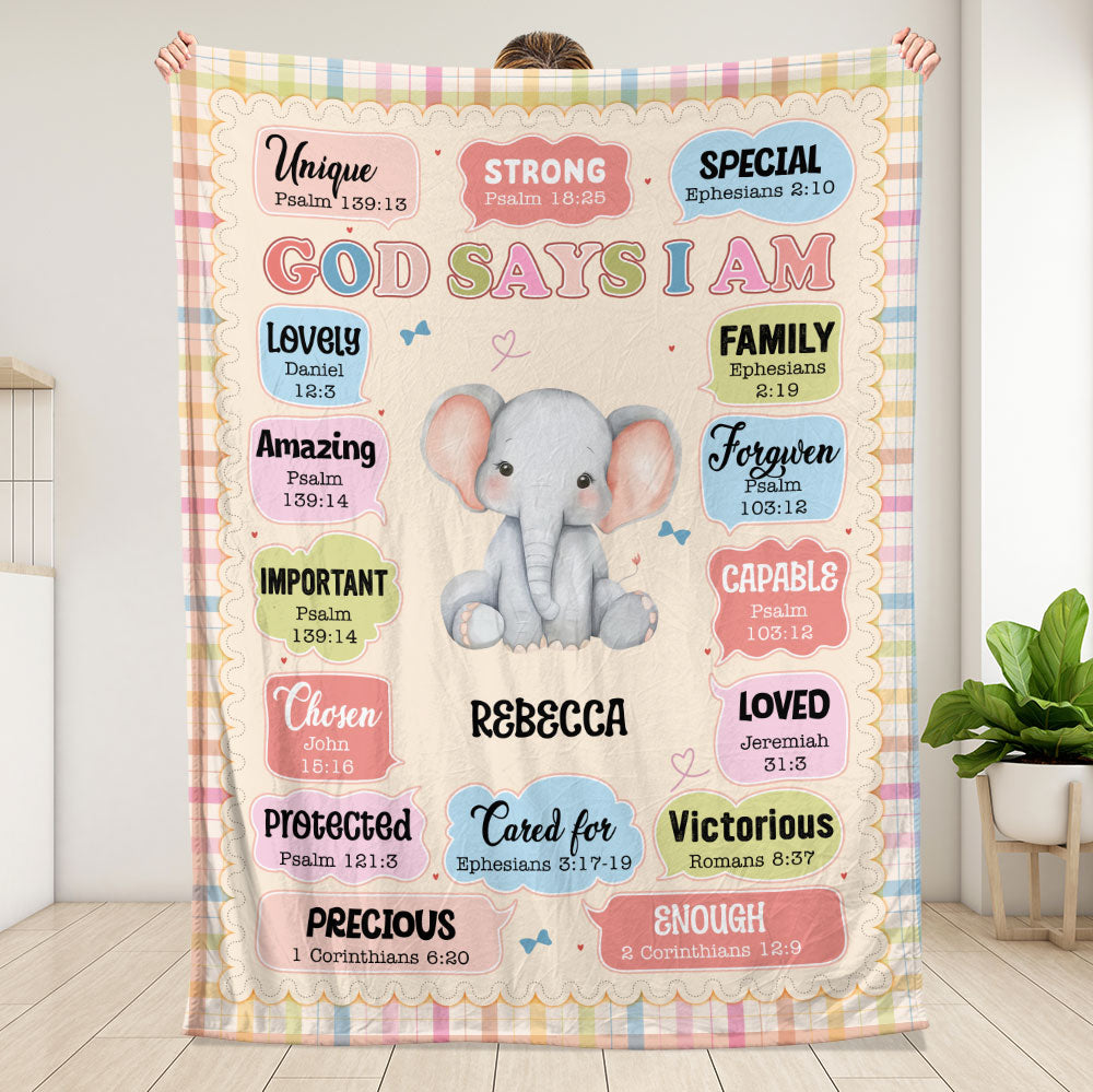 Baby Animal Blanket - Personalized Blanket