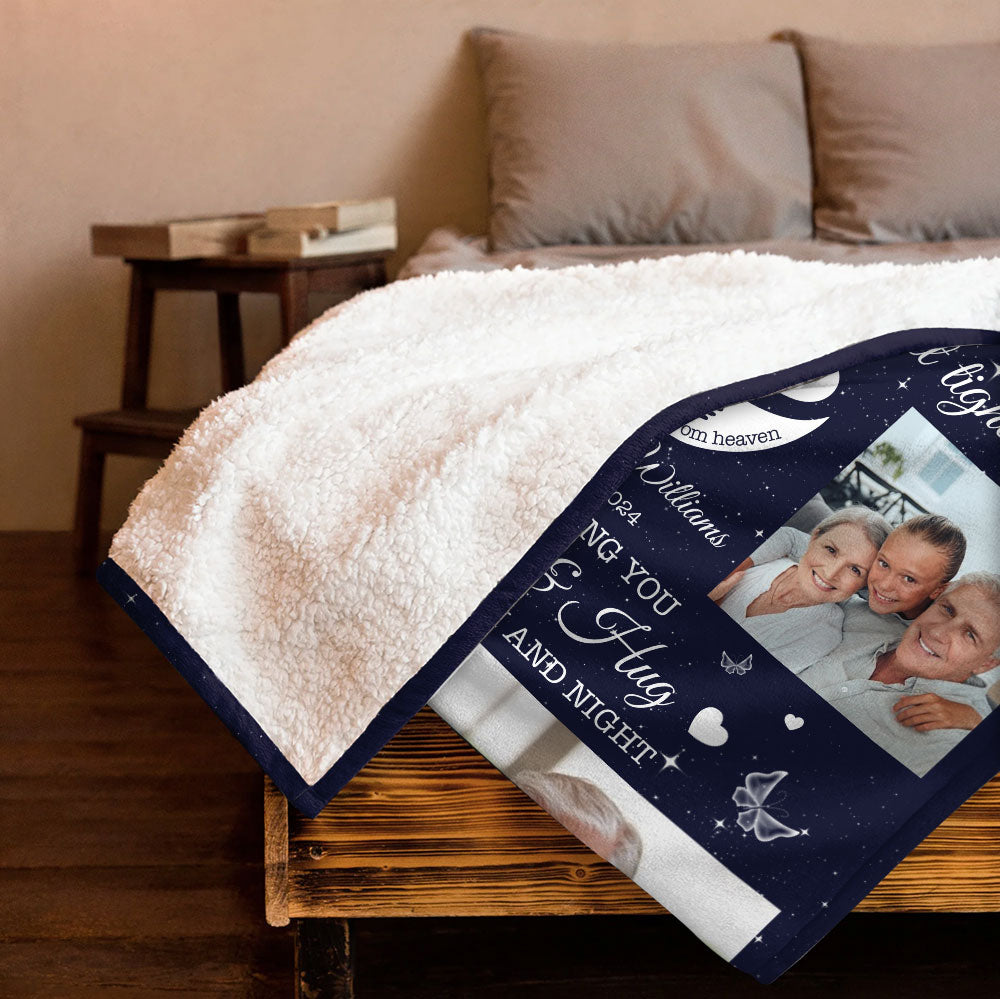I'm Sending You My Love & Hug Blanket - Personalized Blanket
