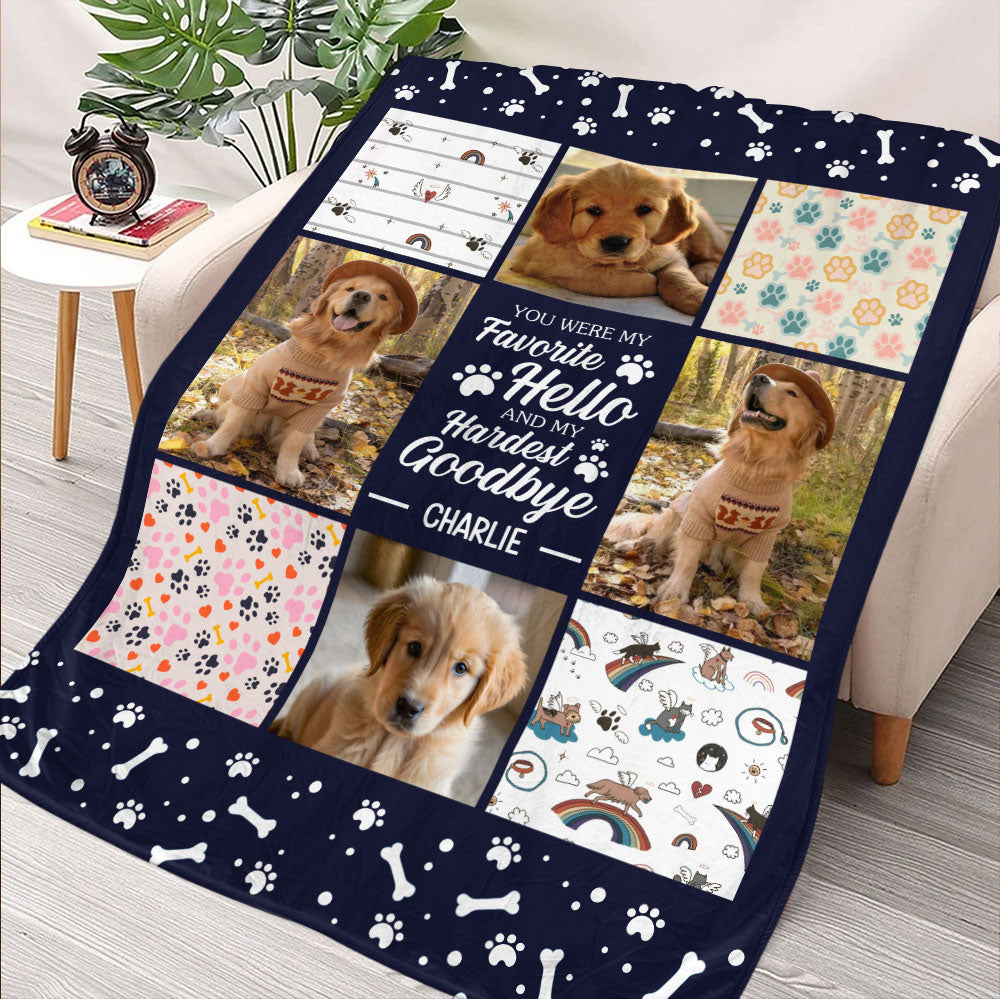 My Favorite Hello Blanket - Personalized Blanket