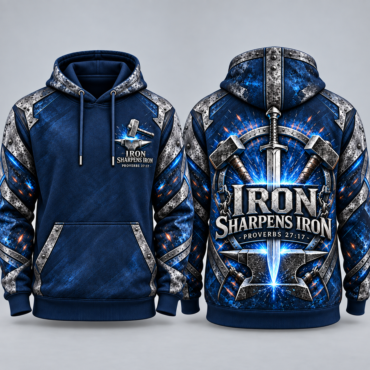 Steel of Brotherhood – Iron Sharpens Iron Hoodie