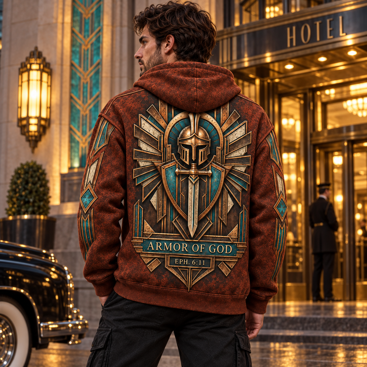 Armor of God Ephesians 6:11 Christian Hoodie – Copper Warrior