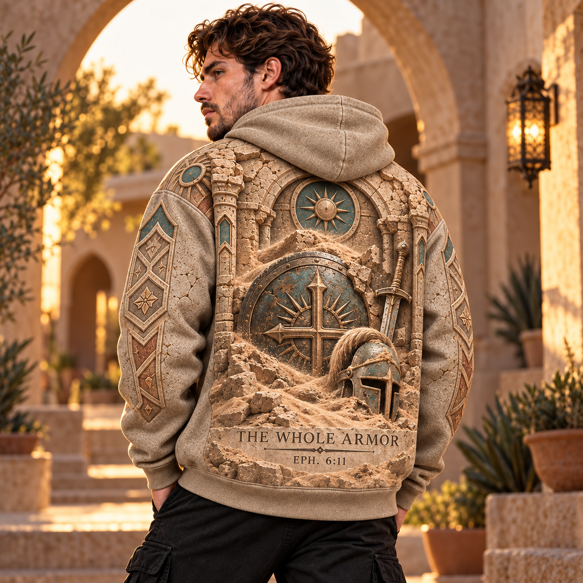 The Whole Armor Ephesians 6:11 Christian Hoodie – Desert Relic