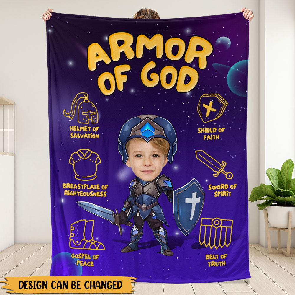 Armor Of God Blanket - Personalized Blanket