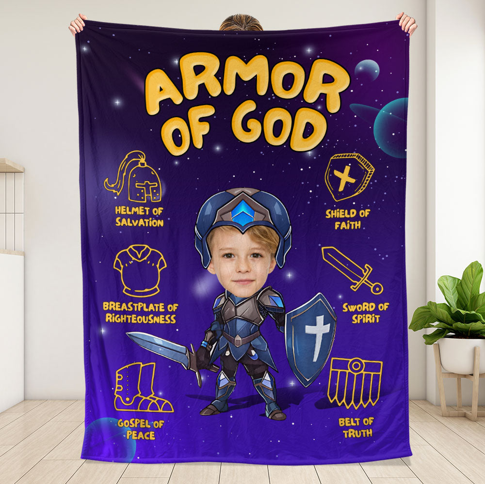 Armor Of God Blanket - Personalized Blanket