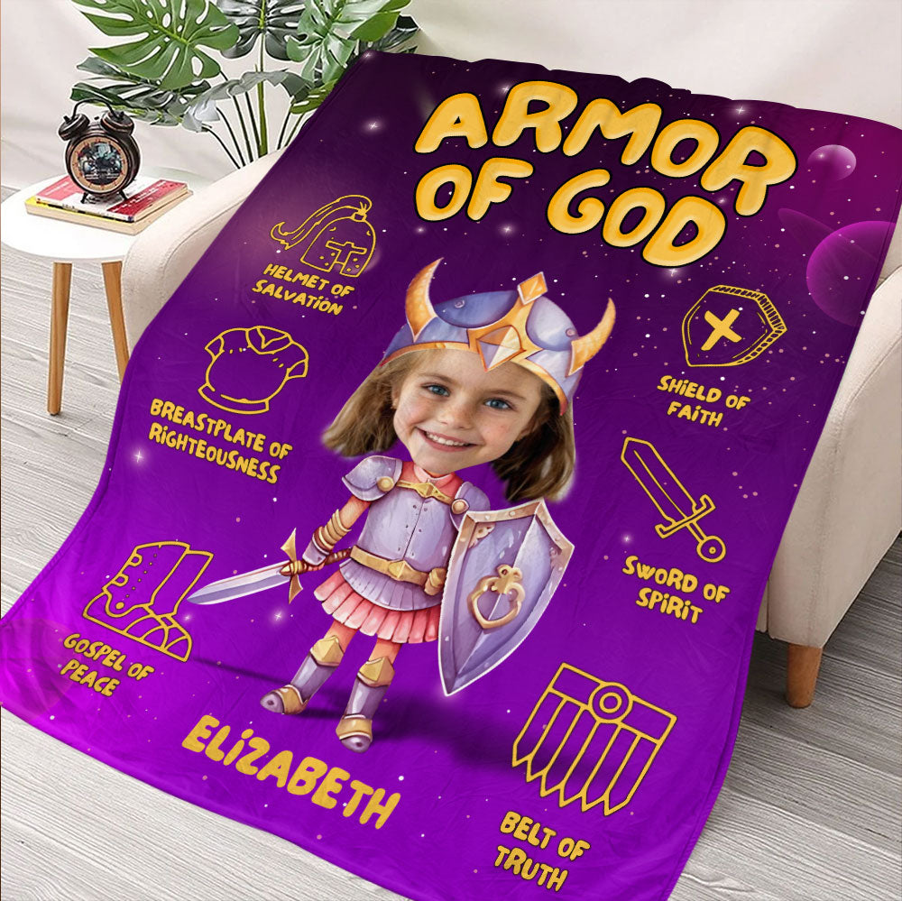 Armor Of God Blanket - Personalized Blanket