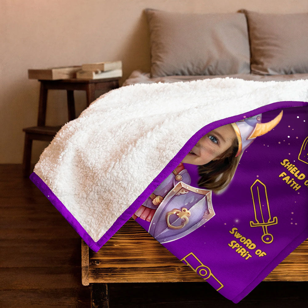 Armor Of God Blanket - Personalized Blanket