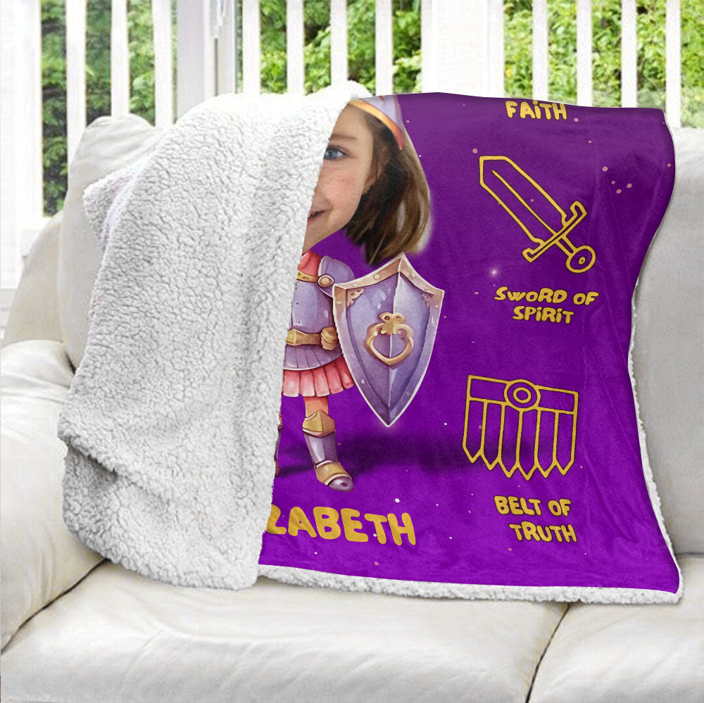 Armor Of God Blanket - Personalized Blanket