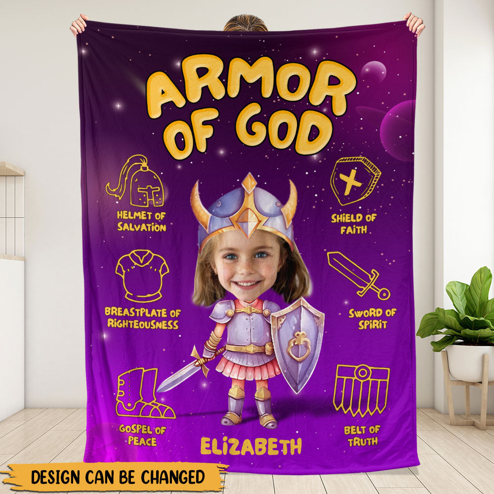 Armor Of God Blanket - Personalized Blanket