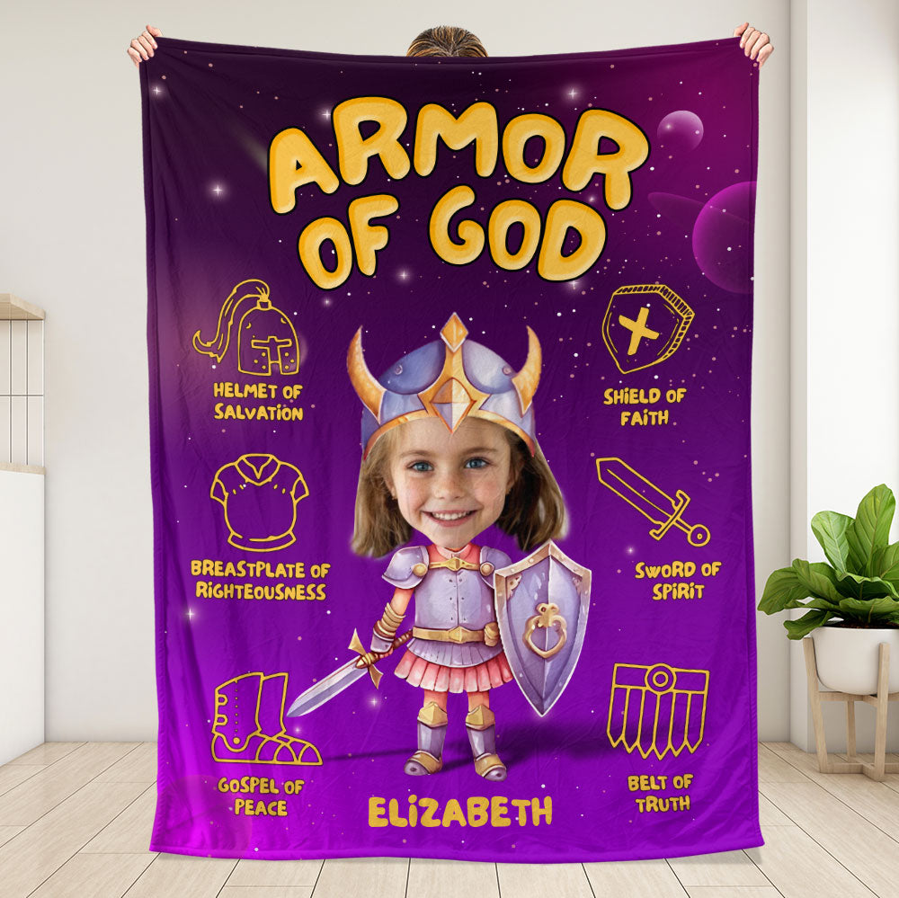 Armor Of God Blanket - Personalized Blanket