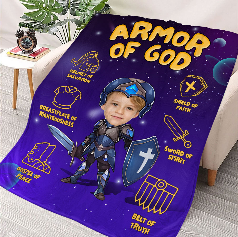 Armor Of God Blanket - Personalized Blanket