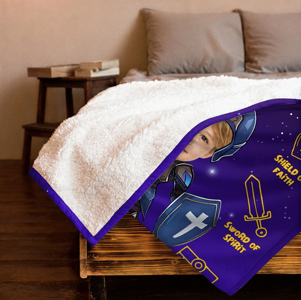 Armor Of God Blanket - Personalized Blanket