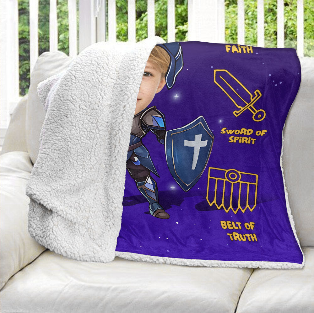 Armor Of God Blanket - Personalized Blanket