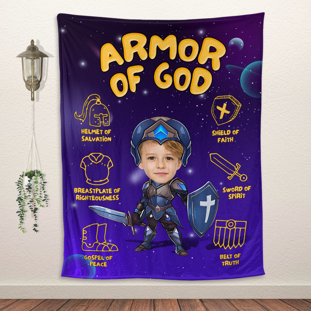 Armor Of God Blanket - Personalized Blanket