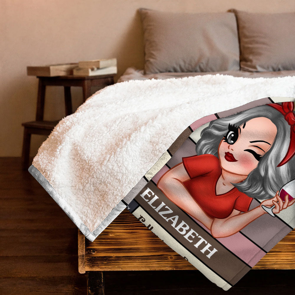 Retirement Rules Do What Makes Me Happy Blanket - Personalized Blanket