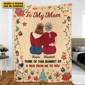 To My Mom - Personalized Blanket