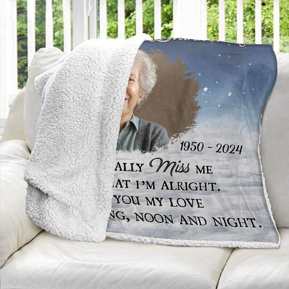 Hugs From Heaven Blanket - Personalized Blanket