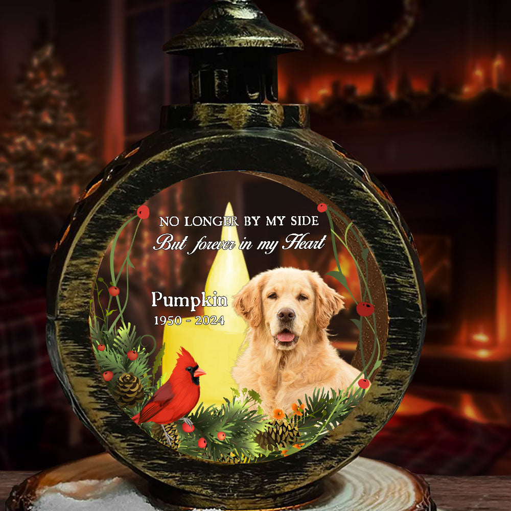 No Longer By My Side But Forever In My Heart - Personalized Candlelight Lantern Ornament