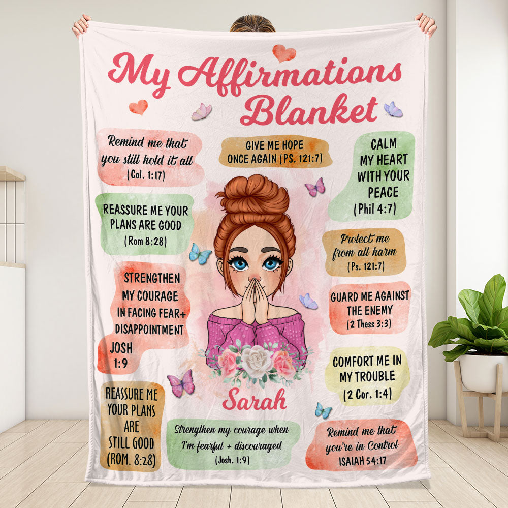 Please Lord Blanket - My Affirmations - Gift For Daughter, Granddaughter